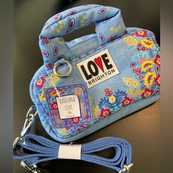 Brighton Love Bandana Cross Body Organizer  Bag NWT - Picture 10 of 16